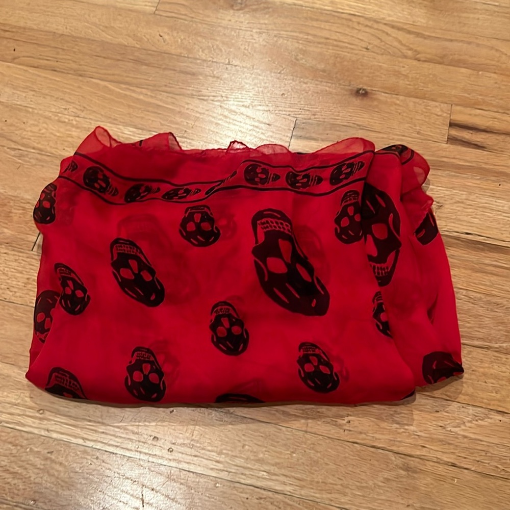 Alexander Mcqueen Silk Scarf